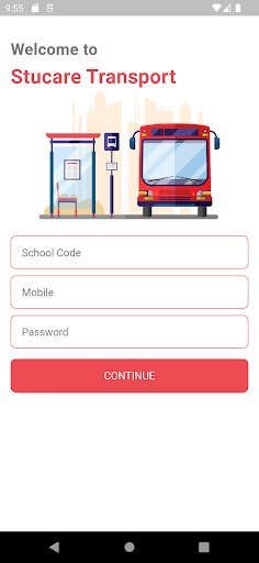 Android application Stucare Transport Attendance screenshort
