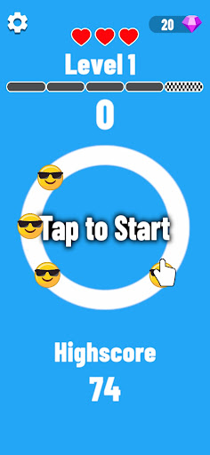 Android application SmileyTap screenshort
