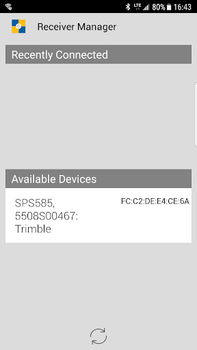 Trimble GNSS Smart Target Base Screen 2