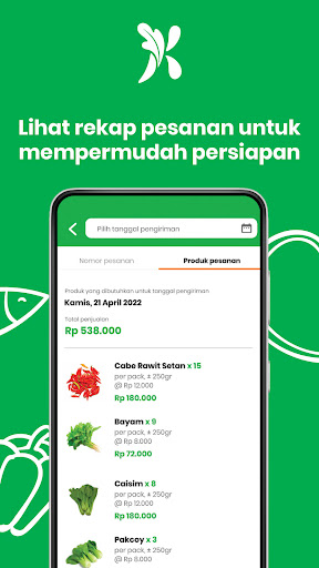 Juragan KantongSayur Screen 3