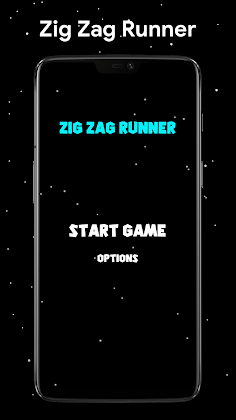 Zig Zag Space - Endless Game - Screenshot 1