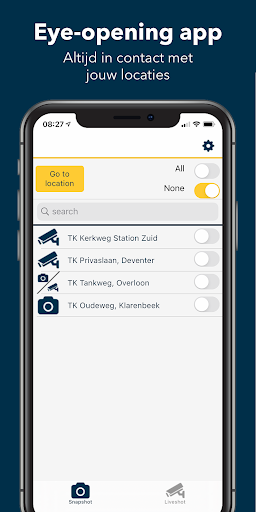 Android application eye-opening screenshort