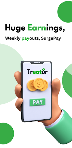 Android application Treatur - Delivery Partner screenshort
