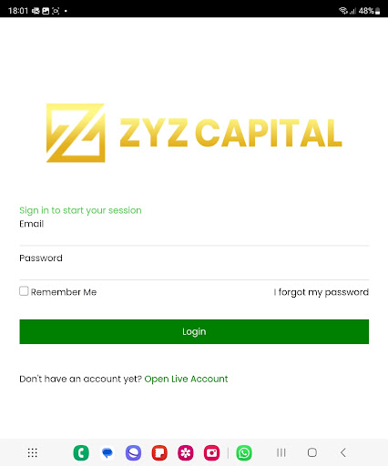 ZYZ Capital CRM Screen 3