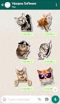screenshot of WASticker Cats