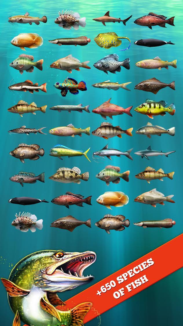 Android application Let's Fish: Fishing Simulator screenshort