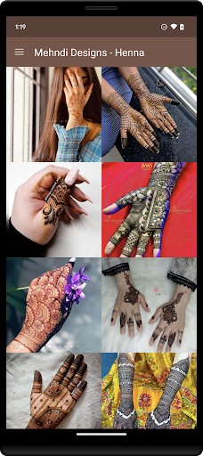 Android application Mehndi Designs - Henna screenshort