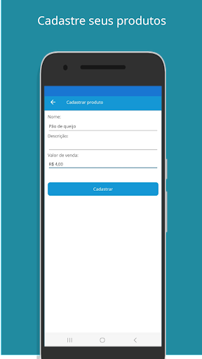 Android application Venda Rápida PDV screenshort