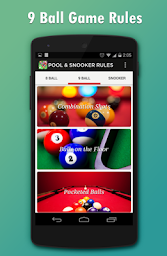 Pool & Snooker Rules