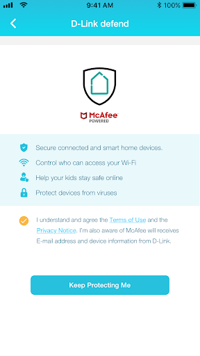 Android application D-Link Wi-Fi ET screenshort