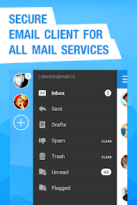 Captura de Pantalla 2 Mail.Ru for UA – Email applica android