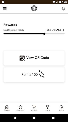 Android application Bon Bon Tea House Rewards screenshort
