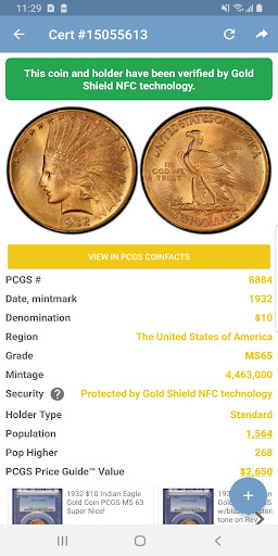 PCGS Cert Verification - Coin & Banknote  screenshots 1
