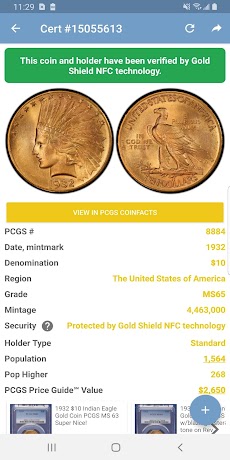 PCGS Cert Verification - Coinのおすすめ画像1
