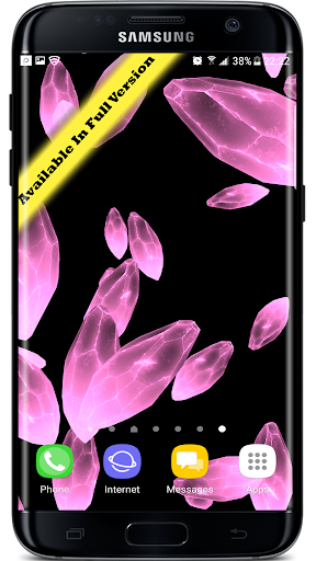 3D Crystals Particles Live Wal Screen 2