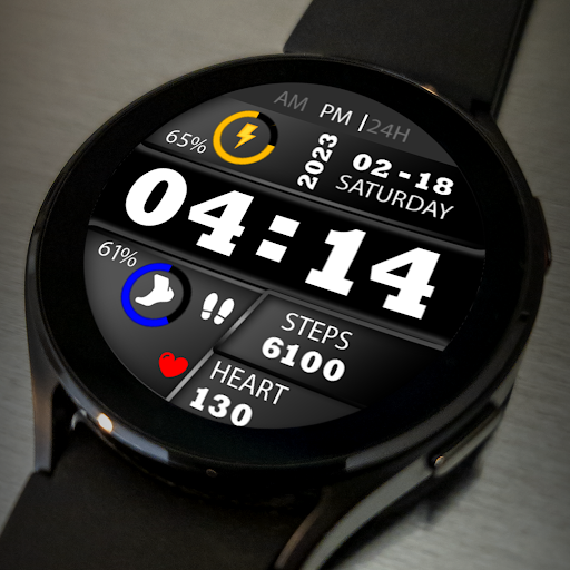 Key023 Digital Watch Face Screen 3