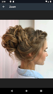 Hairstyles for Curly Hair Screenshot
