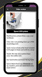 Epson L3256 printer Guide
