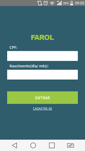 Android application Farol Piúma screenshort