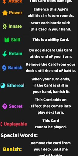 Axie Origin Card Explorer Screen 2