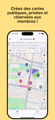 Aperçu de l'application