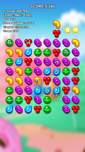 Android application Never-ending Candies - Match 3 screenshort