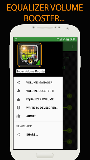 Android application Equalizer Music Volume Booster screenshort