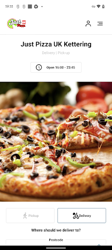 Android application Just Pizza Kettering screenshort