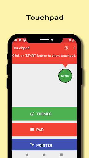 Touchpad: Mouse pointer Screen 2