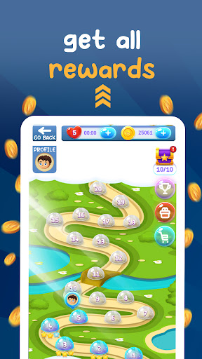 Android application Crypto Pop: Bubble Shooter screenshort