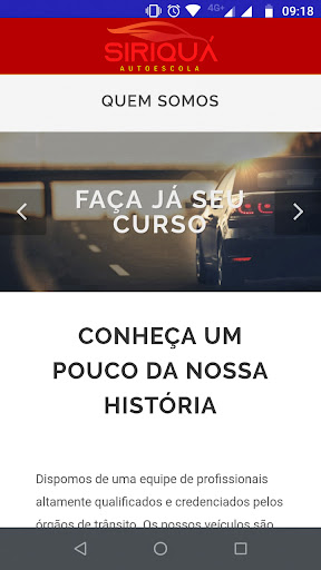 Autoescola Siriqua Screen 2