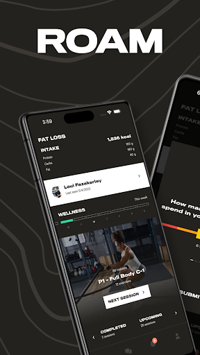 Android application ROAM Strong screenshort