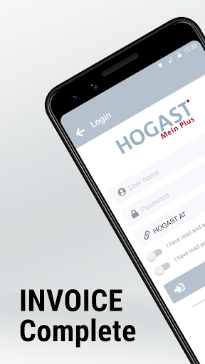 Android application HOGAST INVOICE Complete (AT) screenshort