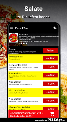 Pizza 4 You Augsburg Göggingen