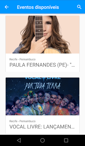 Android application Acesso Rápido TTRS screenshort