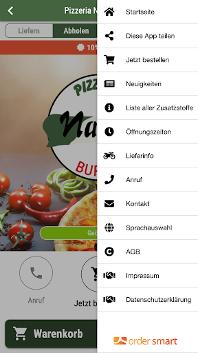 Pizzeria Napoli Lage Screen 3