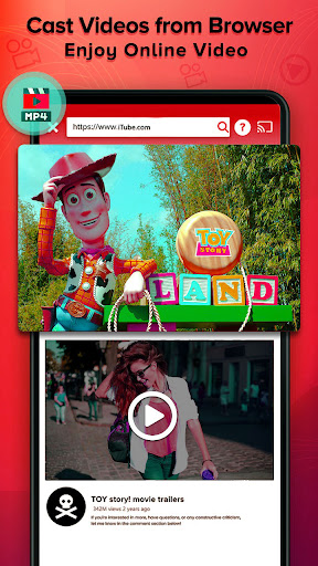 Android application Web Video Caster screenshort