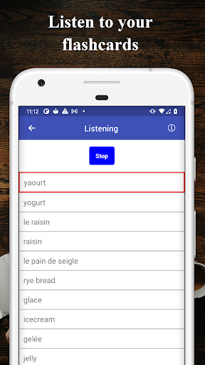 Screenshot of Bulgarian flashcards