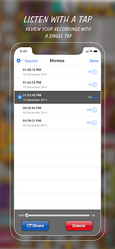 Voice Memos - Voice Recorder Screen 3