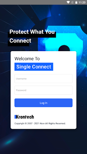 Android application Kron PAM (Single Connect Pro) screenshort