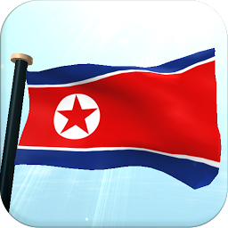 Icon image North Korea Flag 3D Wallpaper