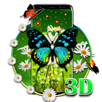 3d colorful butterfly theme
