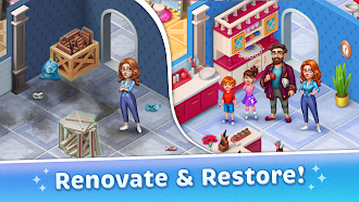 Game screenshot Travel Merge Family－обнови дом hack