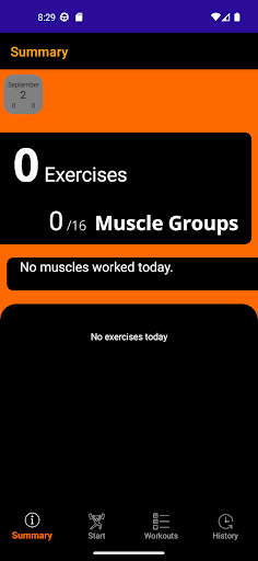 Android application WeightLiftsPro screenshort