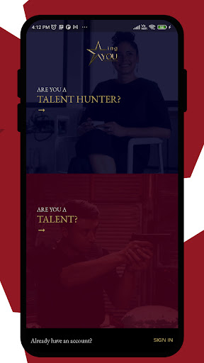 Android application StarringYou screenshort