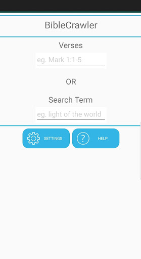 Android application BibleCrawler screenshort