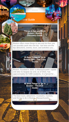 Boston Travel Guide Screen 3