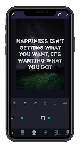 Text on Photo Screen 3