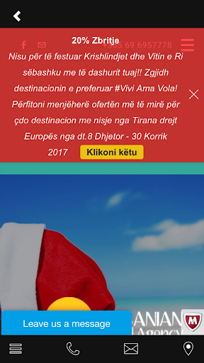 Albanian Travel Agency Screen 2