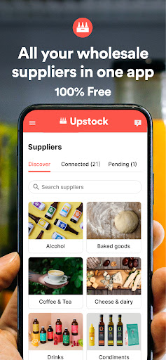 Android application Upstock screenshort